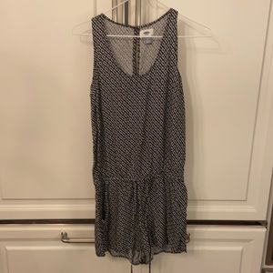 Old Navy black romper, size small